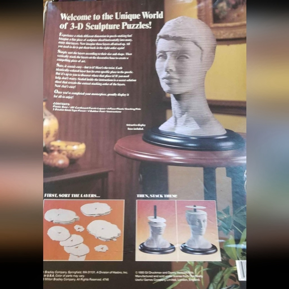 3D Vintage Eternal Woman Sculpture Puzzle - Picture 3 of 4